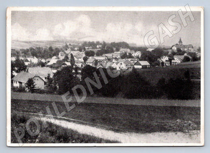 Pohlednice Borotín kostel ČSR (P1498)