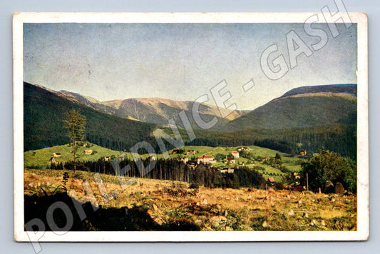 Pohlednice Krkonoše Riesengebirge Špindlerův Mlýn (P1501)