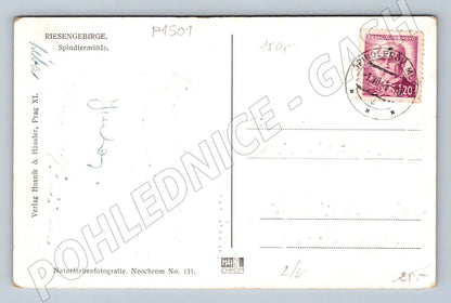 Pohlednice Krkonoše Riesengebirge Špindlerův Mlýn (P1501)