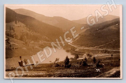 Pohlednice přehrada Krausebanden historická vodní stavba (P1510)