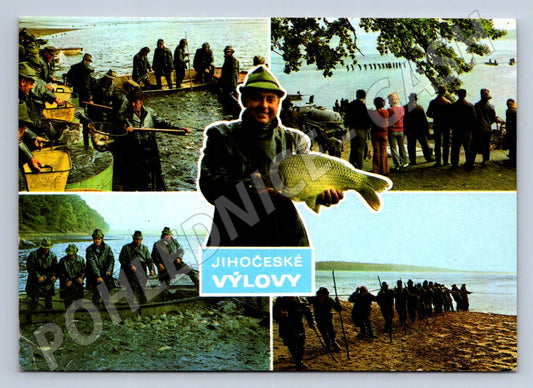 Pohlednice Jihočeské výlovy tradiční rybářská (P1533)