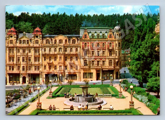 Pohlednice Mariánské Lázně Náměstí Míru (P1534)
