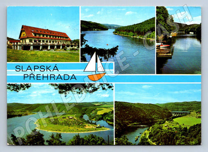 Pohlednice Slapská přehrada Sporthotel Živohošť (P1536)