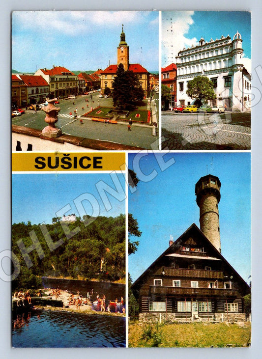 Pohlednice Sušice místní památky rozhledna Svatobor (P1540)