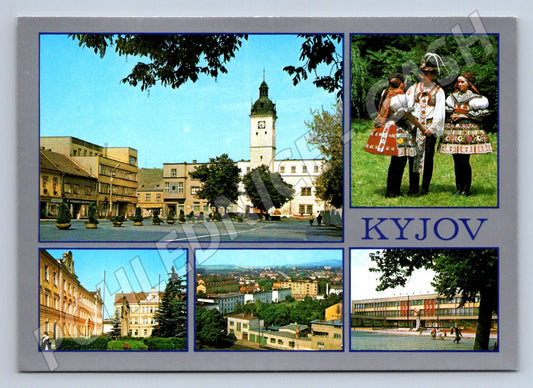 Pohlednice Kyjov kroje a historické motivy etnografie (P1550)