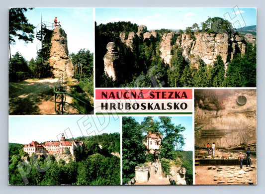 Pohlednice Hruboskalsko naučná stezka Český ráj 1991 (P1560)