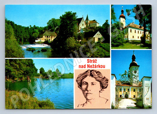 Pohlednice Stráž nad Nežárkou zámek městečko památky příroda (P1561)