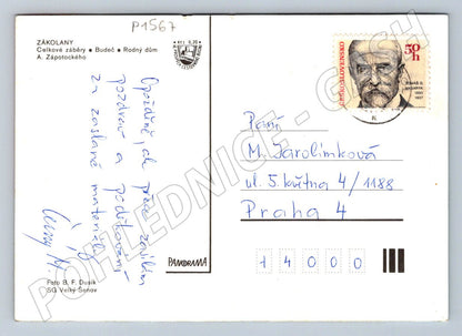 Pohlednice Zákolany různé motivy obce (P1567)