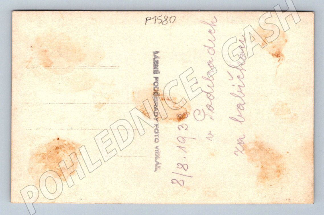 Pohlednice skupina lidí ČB 1931 (P1580)