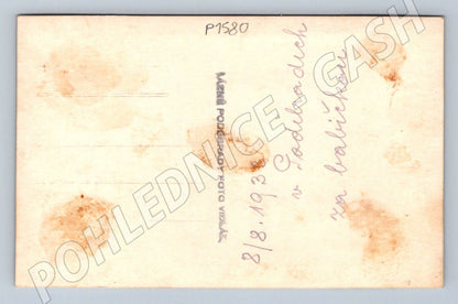 Pohlednice skupina lidí ČB 1931 (P1580)
