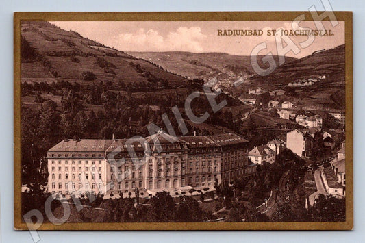 Pohlednice Radiumbad St Joachimstal Jáchymov 1929 ČSR (P1588)