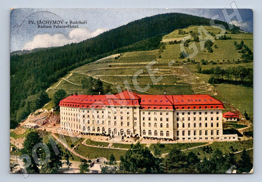 Pohlednice Jáchymov Radium Palace Hotel ČSR (P1589)