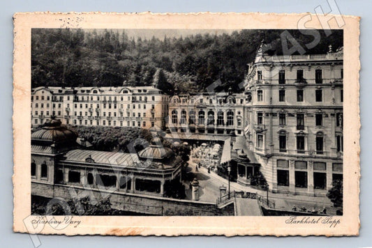 Pohlednice Karlovy Vary Parkhotel Pupp (P1593)