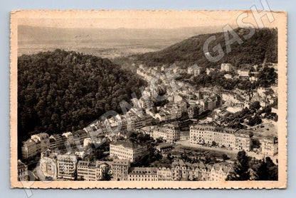 Pohlednice Karlovy Vary celkový pohled raz ČSR (P1594)