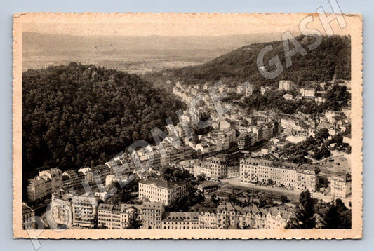 Pohlednice Karlovy Vary celkový pohled raz ČSR (P1594)