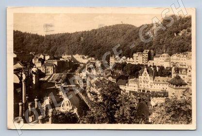 Pohlednice Karlovy Vary ČB 1955 (P1595)