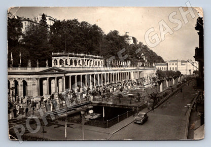 Pohlednice Karlovy Vary kolonáda ČSR (P1600)