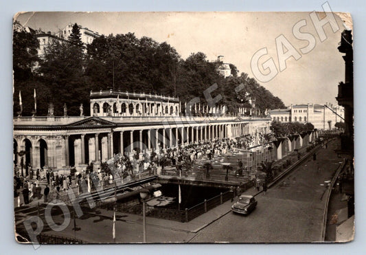 Pohlednice Karlovy Vary kolonáda ČSR (P1600)
