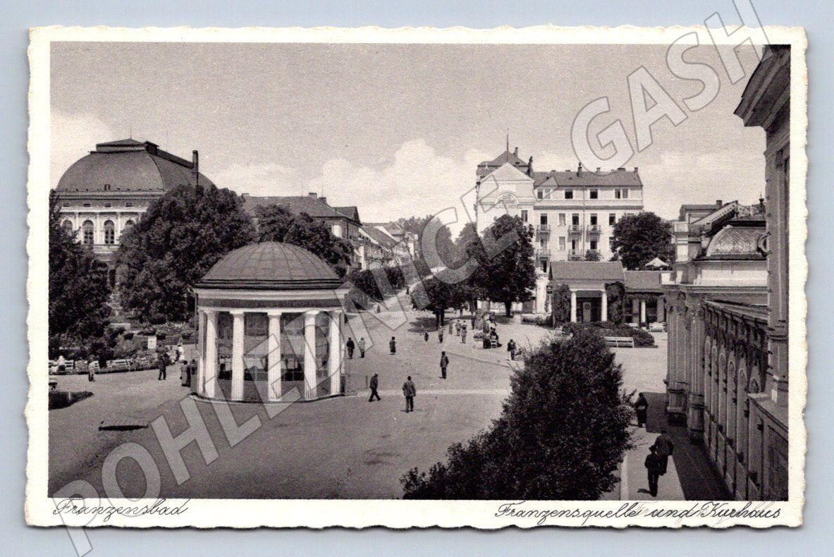 Pohlednice Franzensbad Františkovy Lázně (P1603)