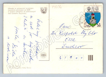 Pohlednice Hřensko České Švýcarsko (P1606)