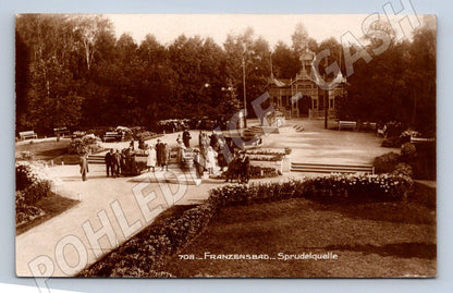 Pohlednice Františkovy Lázně Sprudelquelle (P1607)