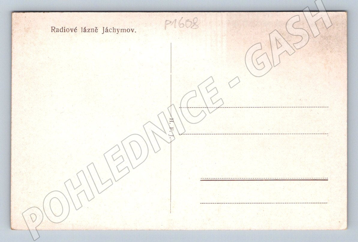 Pohlednice Jáchymov radiové lázně (P1608)