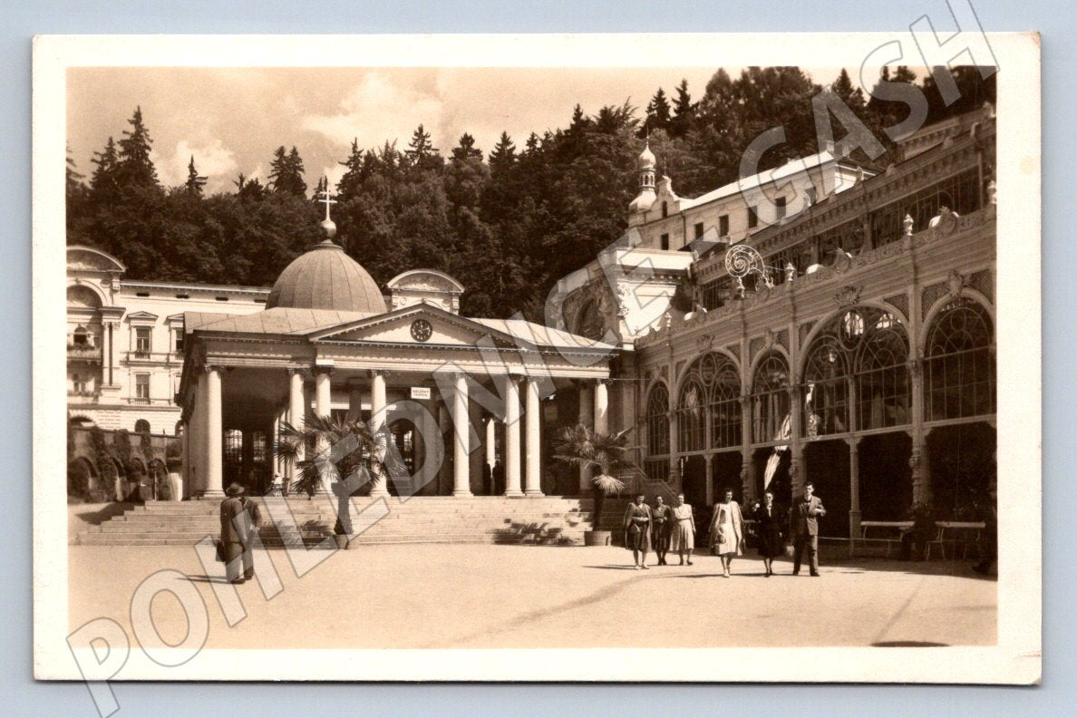 Pohlednice Mariánské Lázně Křížový pramen (P1617)