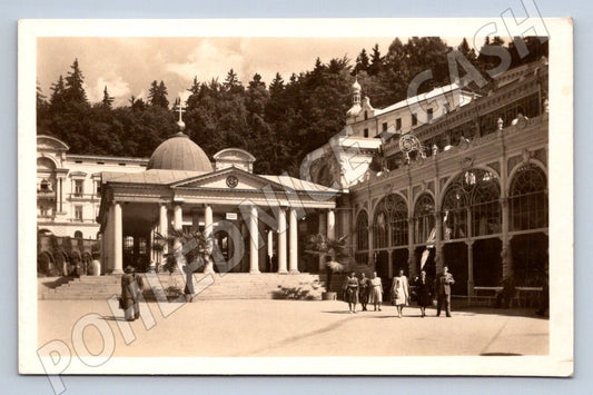 Pohlednice Mariánské Lázně Křížový pramen (P1617)