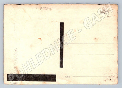 Pohlednice Karlovy Vary kolonáda ČB (P1621)