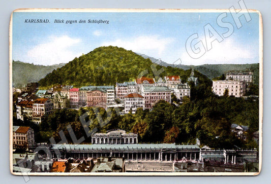Pohlednice Karlovy Vary Karlsbad Schlossberg (P1625)