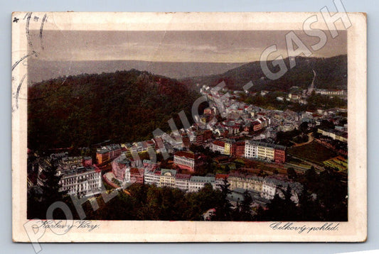 Pohlednice Karlovy Vary celkový pohled (P1626)
