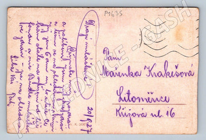 Pohlednice Hansheiling u Karlových Varů 20 léta (P1635)