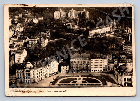 Pohlednice Karlovy Vary Benešovo náměstí (P1650)
