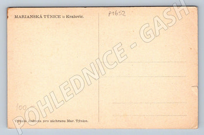Pohlednice Mariánská Týnice u Kralovic barokní památka (P1652)