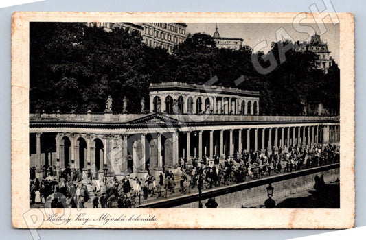 Pohlednice Karlovy Vary Mlýnská kolonáda (P1654)