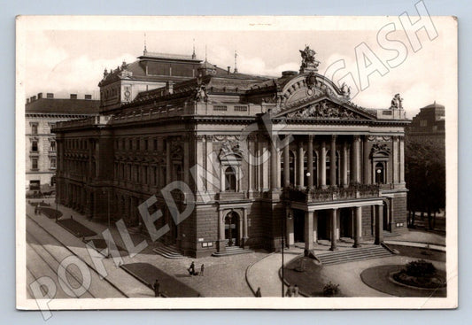 Pohlednice Brno Mahenovo divadlo ČB PP (P1656)