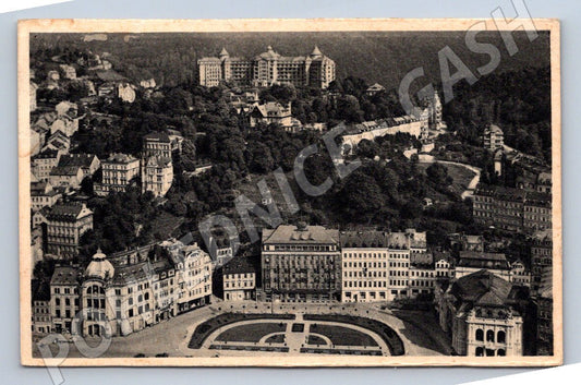 Pohlednice Karlovy Vary náměstí Dr Edvarda Beneše (P1658)