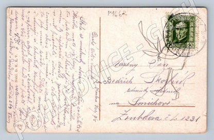 Pohlednice Karlovy Vary Vřídelní kolonáda interiér kolorovaná (P1662)