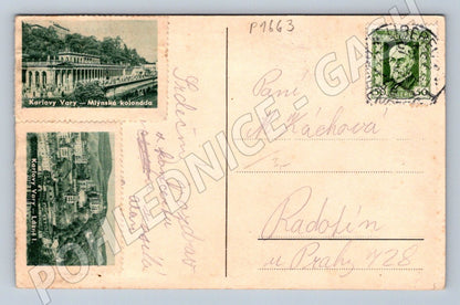 Pohlednice Karlovy Vary Mlýnská kolonáda (P1663)