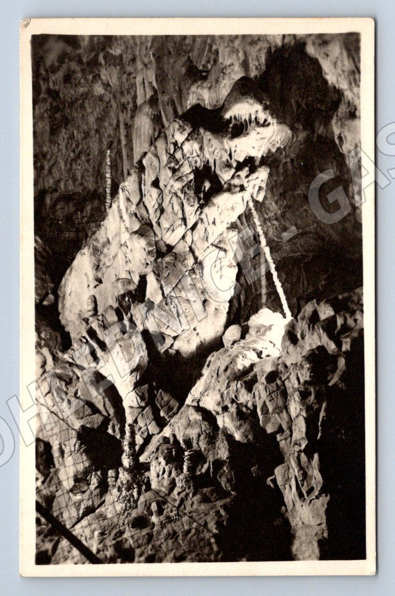 Pohlednice Moravský kras Kateřinská jeskyně ČB (P1676)