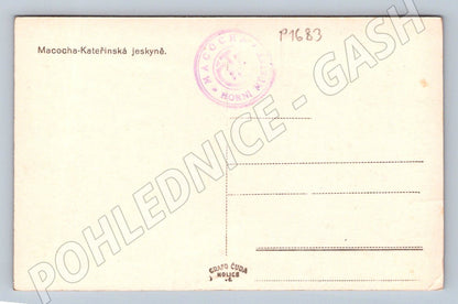 Pohlednice Moravský kras Macocha Kateřinská jeskyně (P1683)