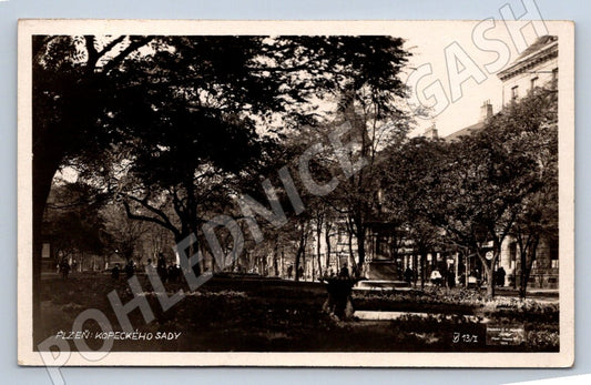 Pohlednice Plzeň Kopeckého sady (P1684)