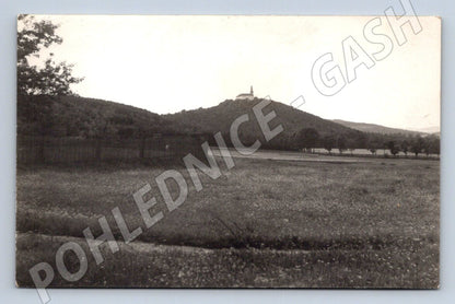 Pohlednice hrad na kopci ČB (P1688)