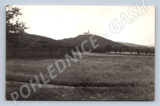 Pohlednice hrad na kopci ČB (P1688)