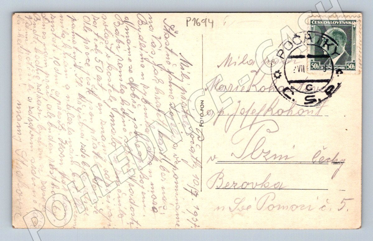 Pohlednice Počátky (P1694)