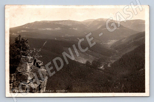 Pohlednice Krkonoše vodopád Pančice ČSR PP (P1696)