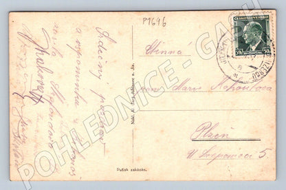 Pohlednice Krkonoše vodopád Pančice ČSR PP (P1696)