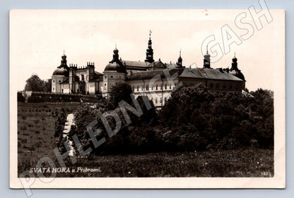Pohlednice Svatá Hora u Příbrami 1945 PP (P1699)