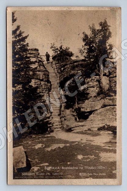 Pohlednice Šumava rozhledna na Třístoličníku (P1709)