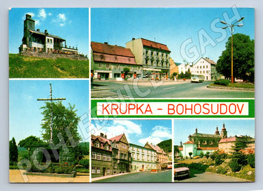 Pohlednice Krupka Bohosudov více záběrů (P1721)